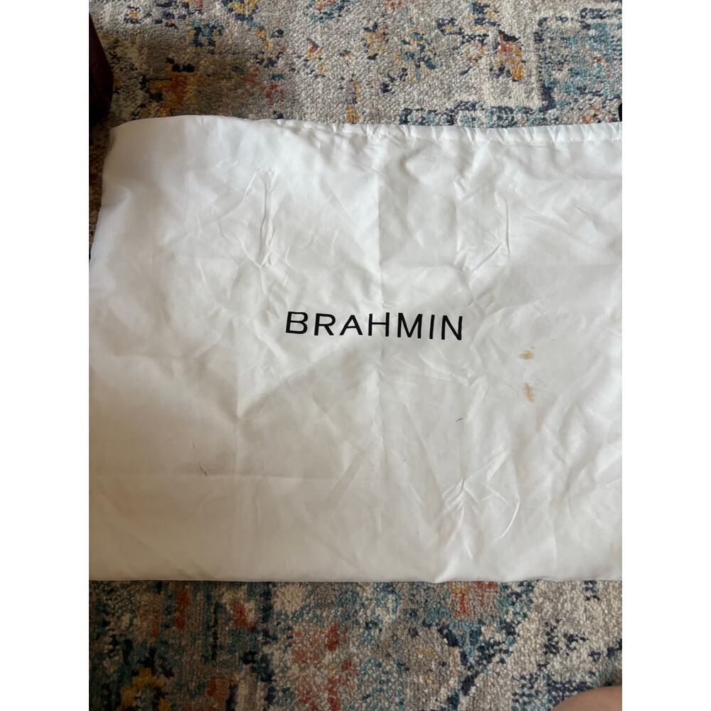 Brahmin Elisa Chianti Melbourne Red 
 Satchel – Excellent Condition - Picture 8 of 10